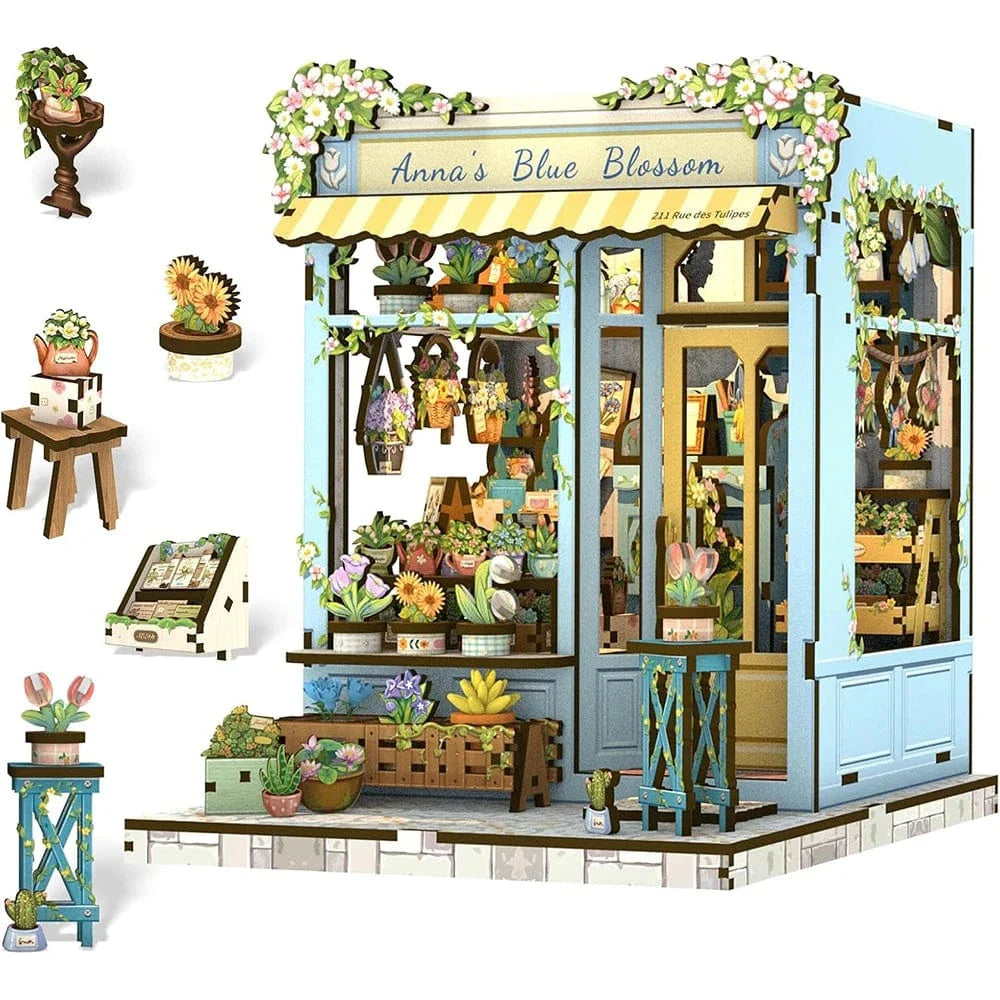 mon puzzle 3d  Puzzle 3D Bois magasin fleuriste