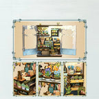 mon puzzle 3d  Puzzle 3D Bois magasin fleuriste