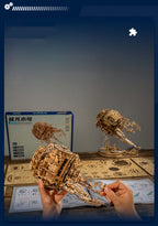 mon puzzle 3d  Puzzle 3D Bois Méduse Aurore Lumineuse