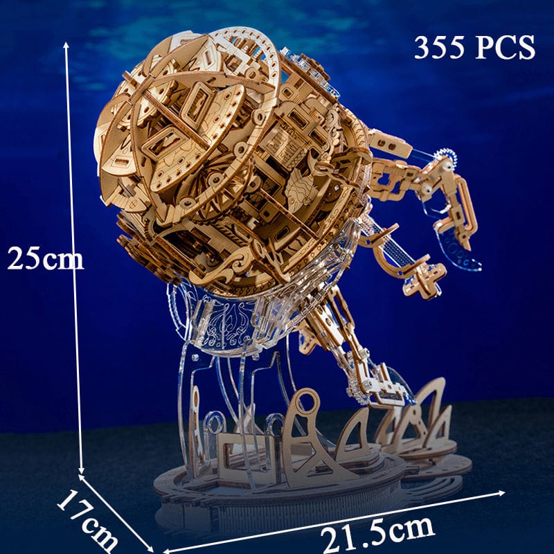 mon puzzle 3d  Puzzle 3D Bois Méduse Aurore Lumineuse