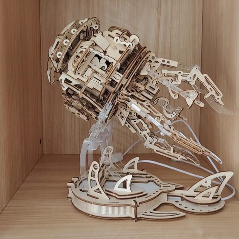 mon puzzle 3d  Puzzle 3D Bois Méduse Aurore Lumineuse