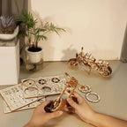 mon puzzle 3d  Puzzle 3D Bois – Moto Vintage Café Racer