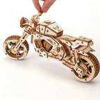 mon puzzle 3d  Puzzle 3D Bois – Moto Vintage Café Racer