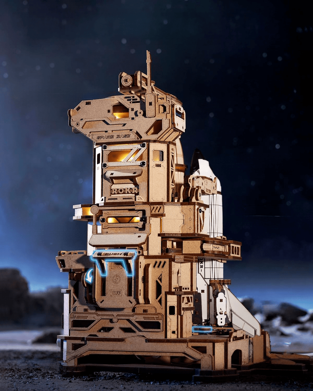 mon puzzle 3d  Puzzle 3D Bois Navette Spatiale