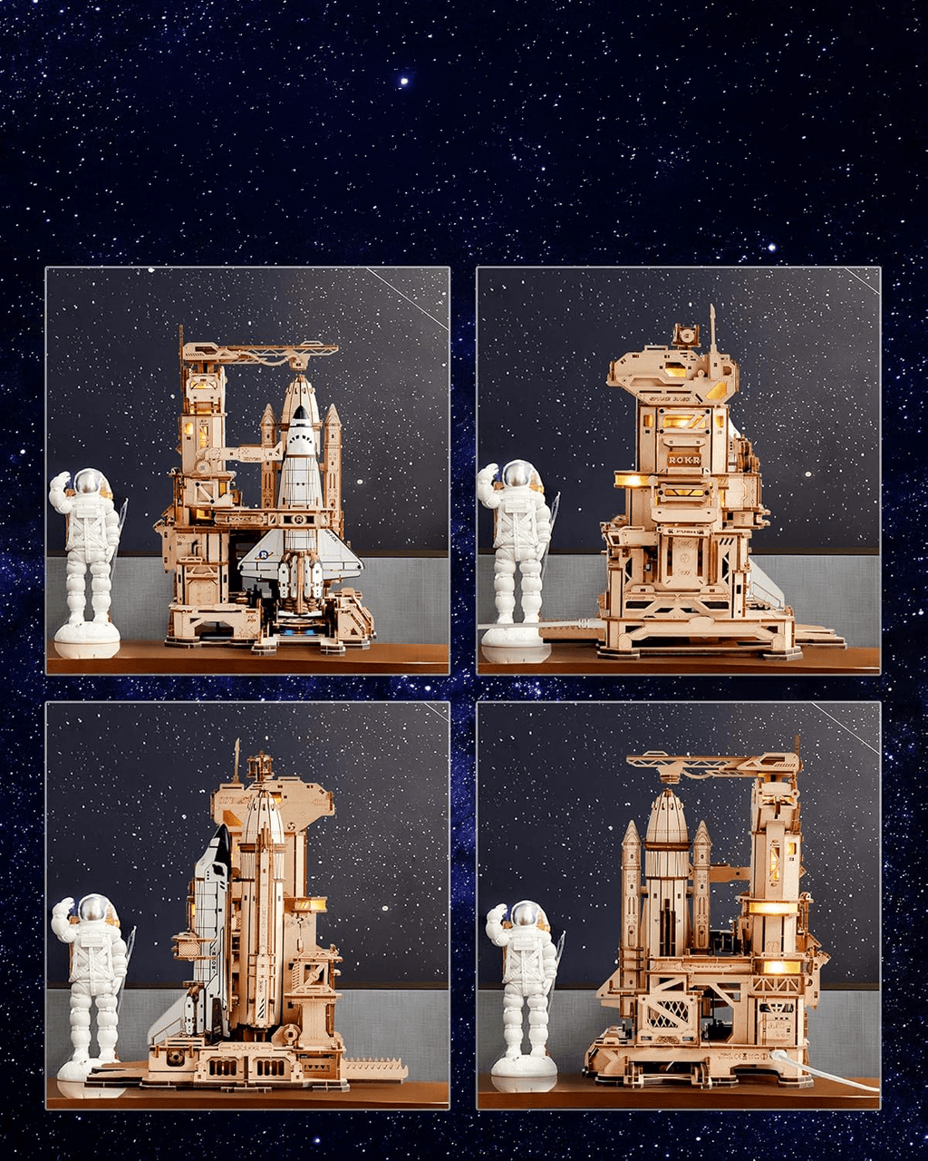 mon puzzle 3d  Puzzle 3D Bois Navette Spatiale