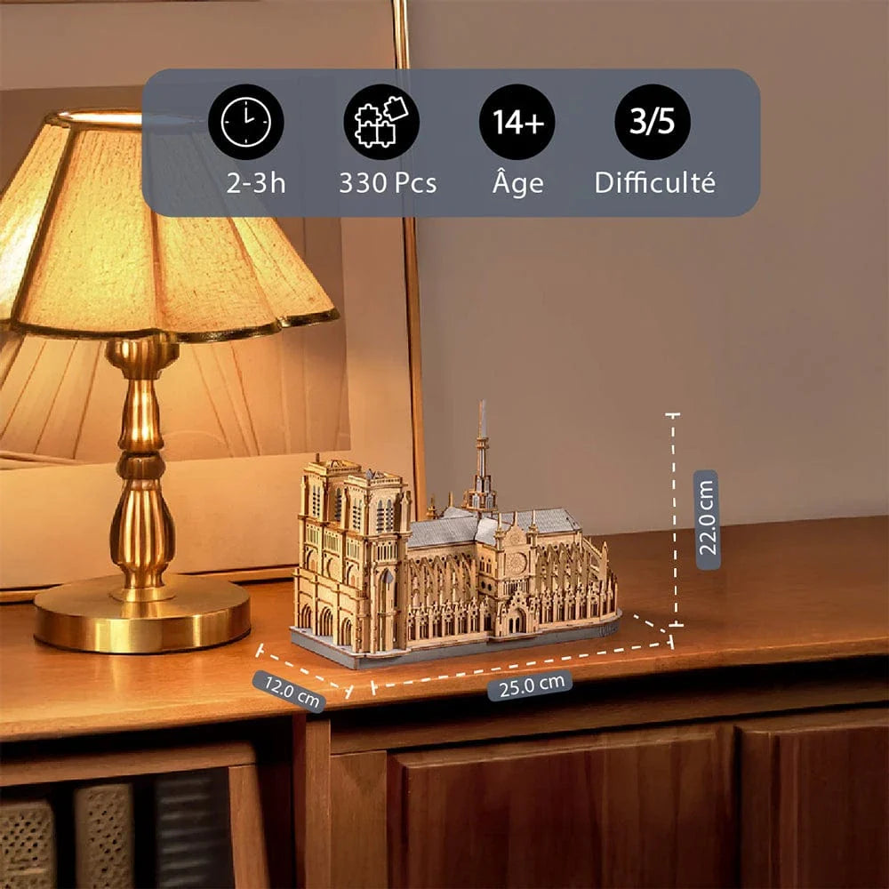 mon puzzle 3d  Puzzle 3D Bois Notre-Dame de Paris Classique