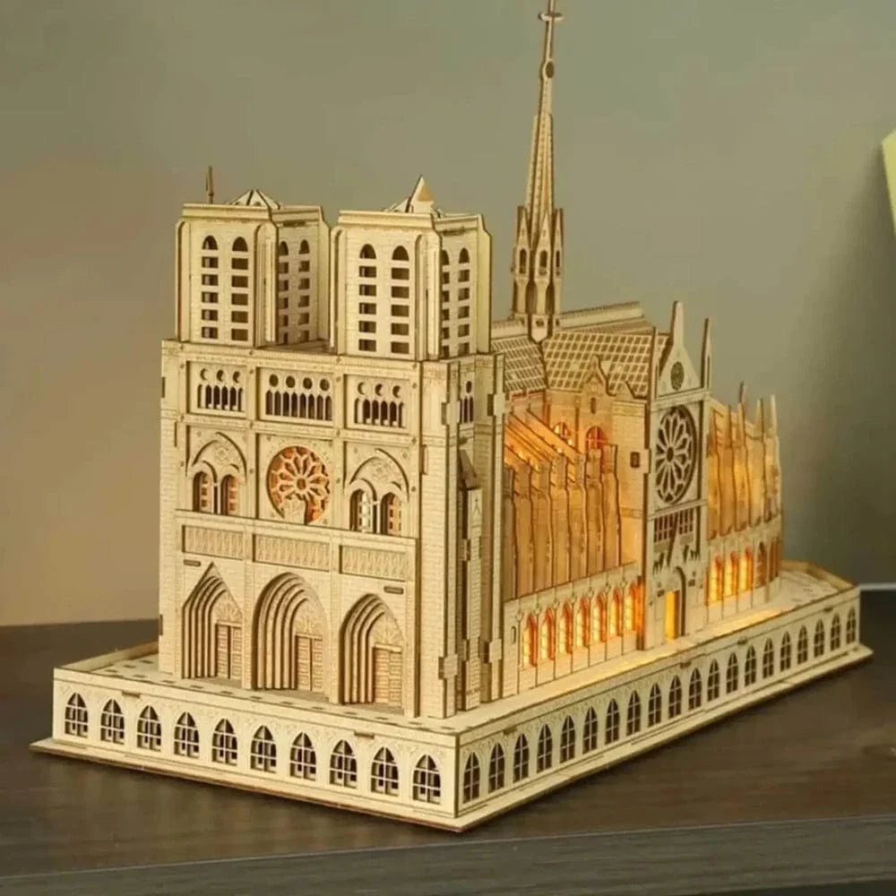 mon puzzle 3d  Puzzle 3D Bois Notre-Dame de Paris Lumière