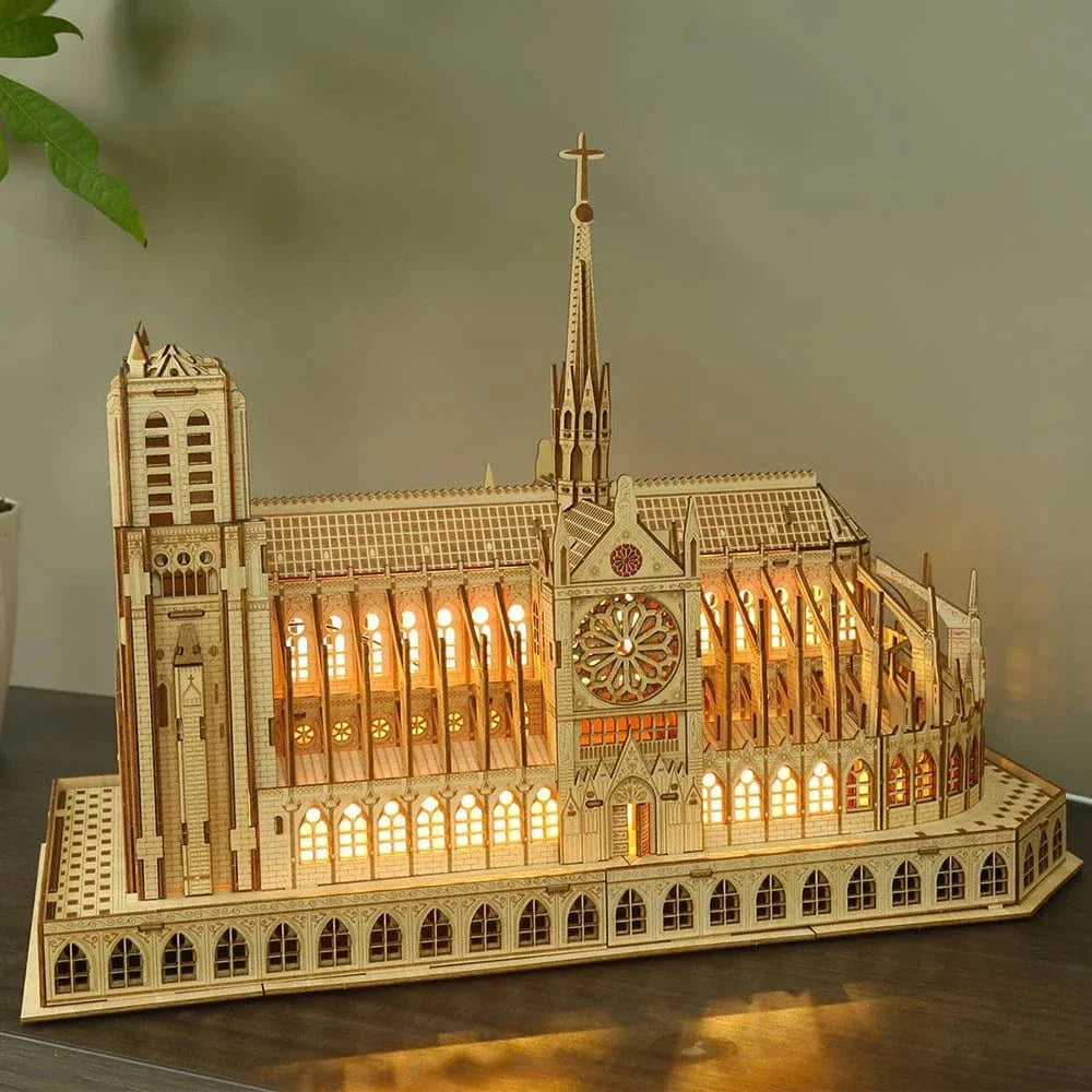 mon puzzle 3d  Puzzle 3D Bois Notre-Dame de Paris Lumière