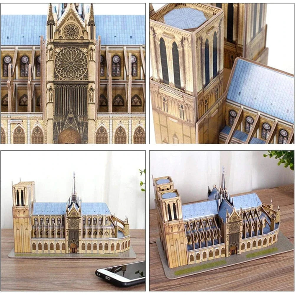 mon puzzle 3d  Puzzle 3D bois Notre-Dame de Paris Réaliste