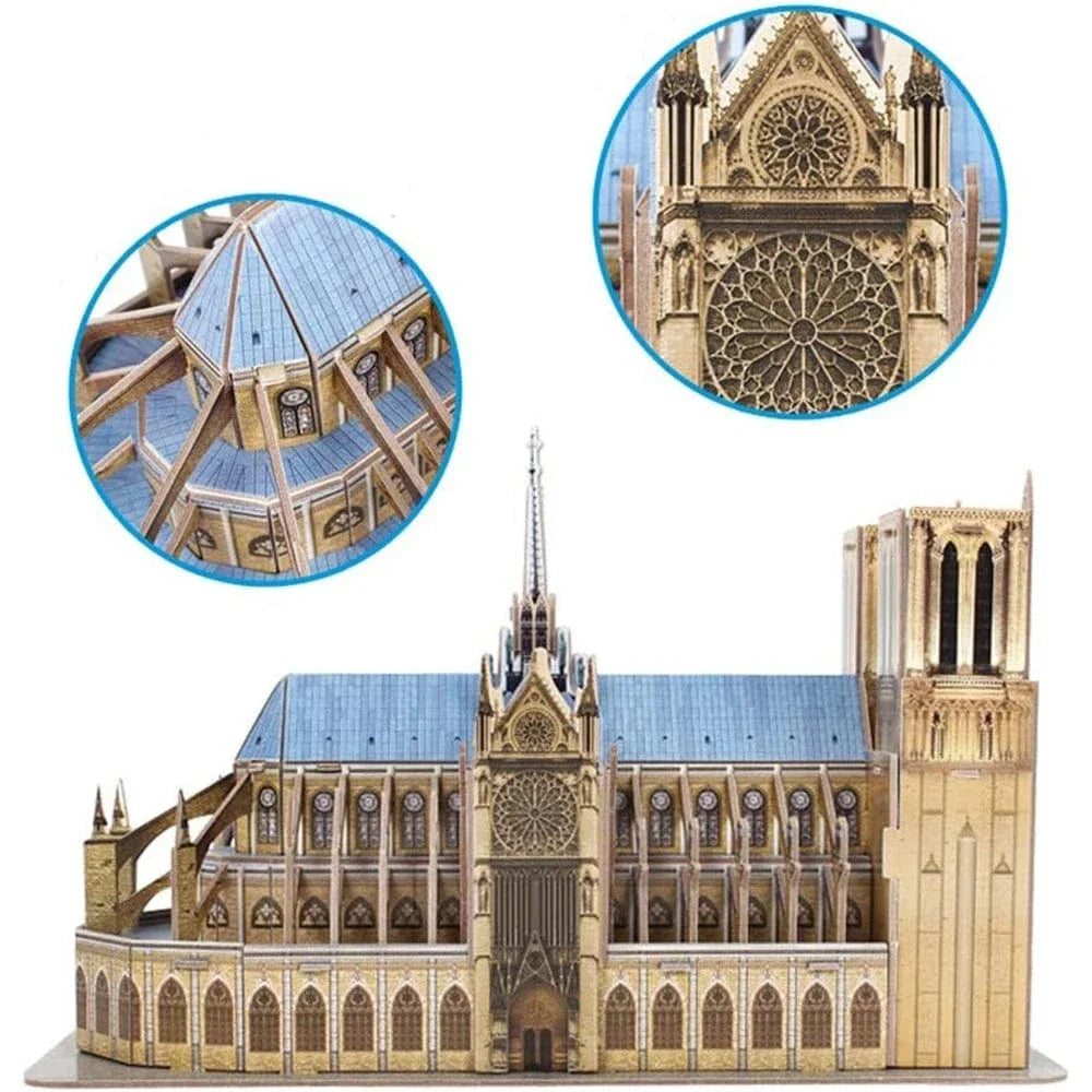 mon puzzle 3d  Puzzle 3D bois Notre-Dame de Paris Réaliste