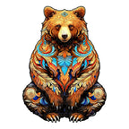 mon puzzle 3d  Puzzle 3D Bois Ours Grizzly