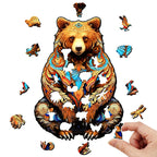 mon puzzle 3d  Puzzle 3D Bois Ours Grizzly