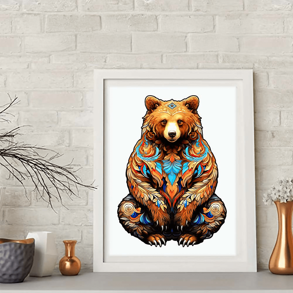 mon puzzle 3d  Puzzle 3D Bois Ours Grizzly