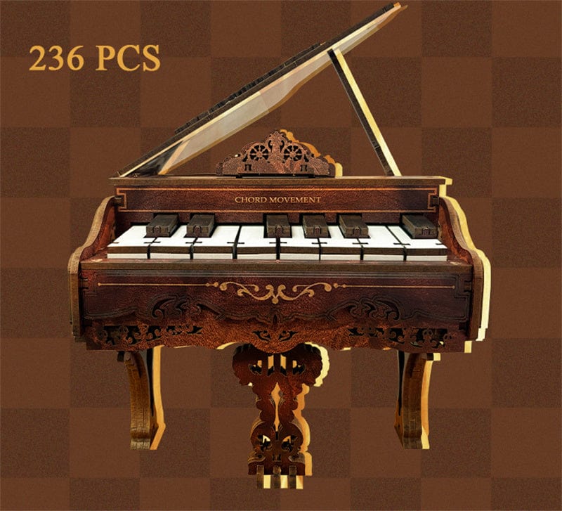 mon puzzle 3d  Puzzle 3D Bois Piano Miniature