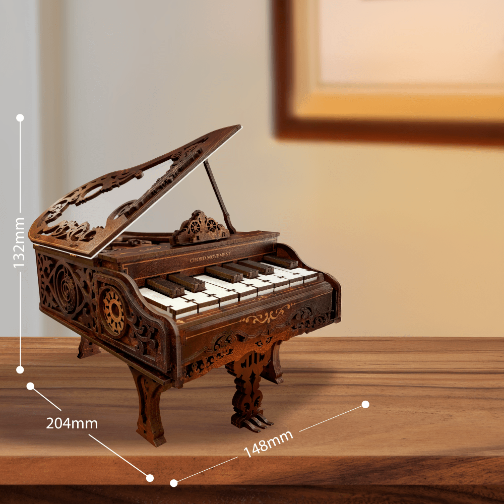 mon puzzle 3d  Puzzle 3D Bois Piano Miniature