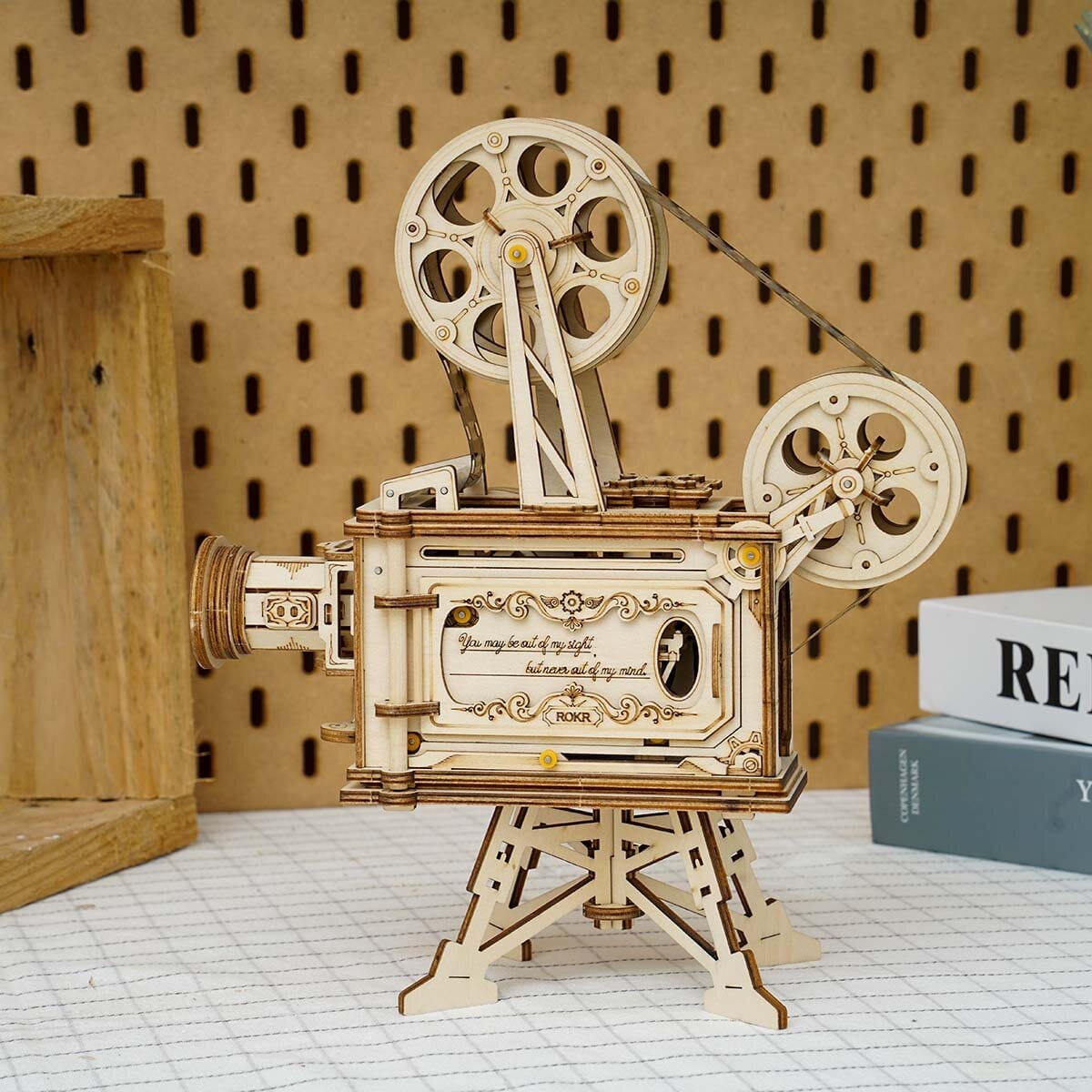 mon puzzle 3d  Puzzle 3D Bois Projecteur Cinéma Vitascope