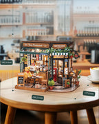 mon puzzle 3d  Puzzle 3D Bois Restaurant Bistro Miniature