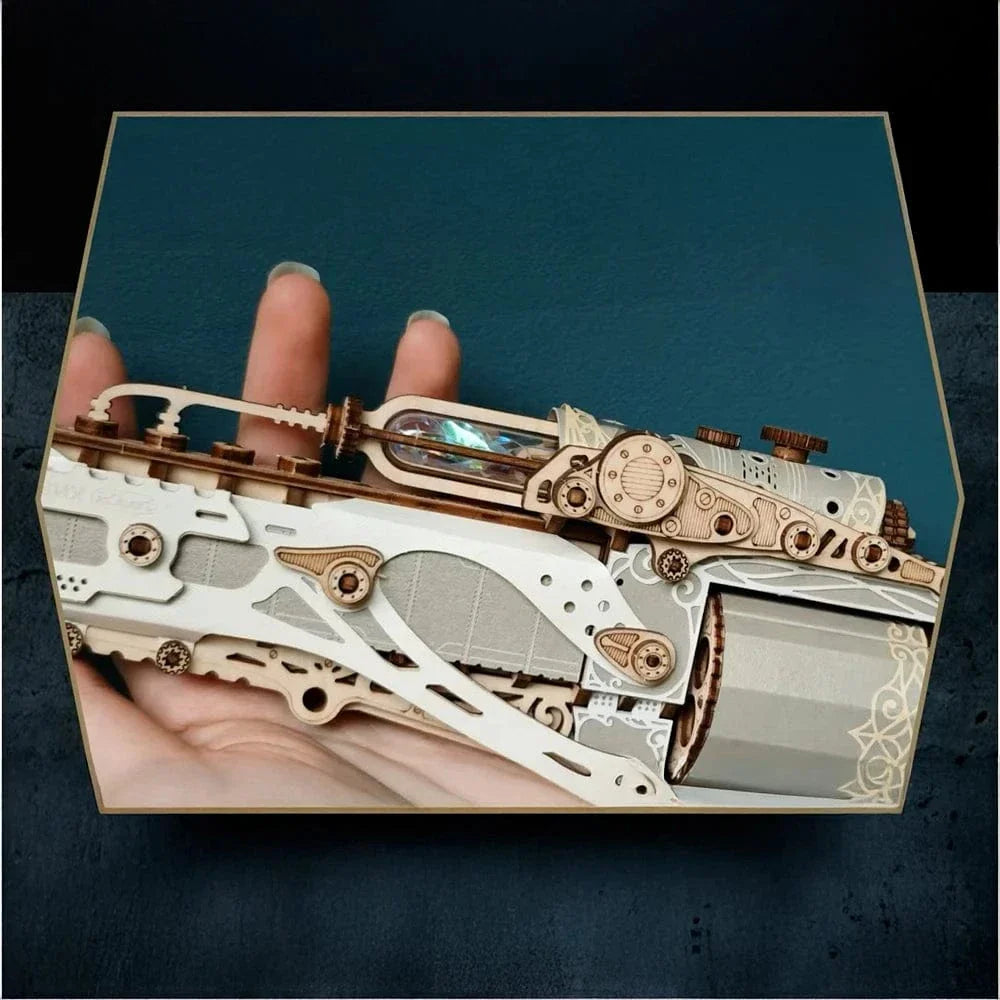mon puzzle 3d  Puzzle 3D Bois Revolver Steampunk