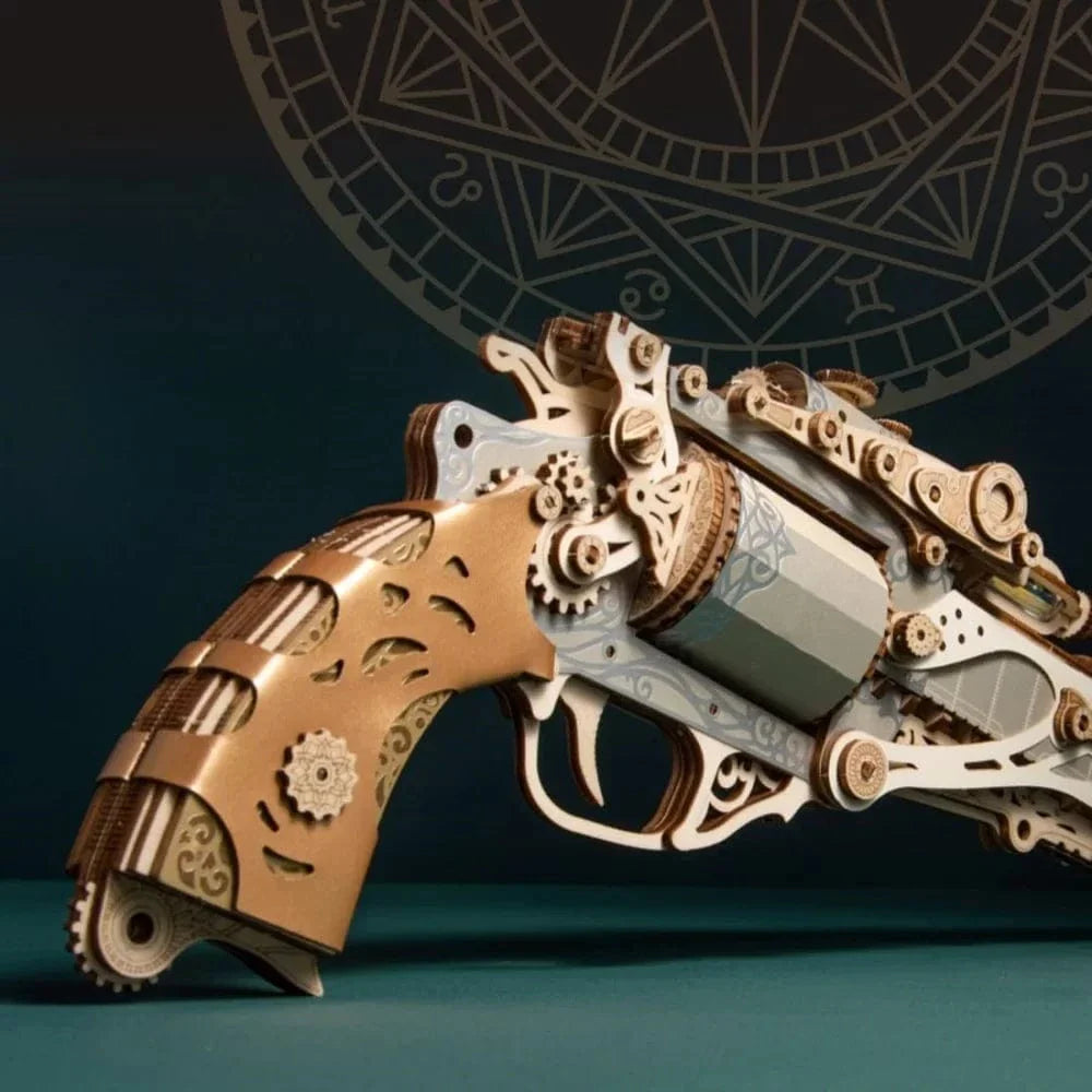 mon puzzle 3d  Puzzle 3D Bois Revolver Steampunk
