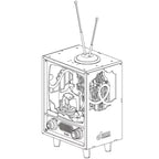 mon puzzle 3d  Puzzle 3D Bois Télévision Rétro