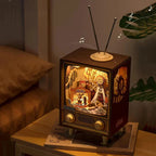 mon puzzle 3d  Puzzle 3D Bois Télévision Rétro