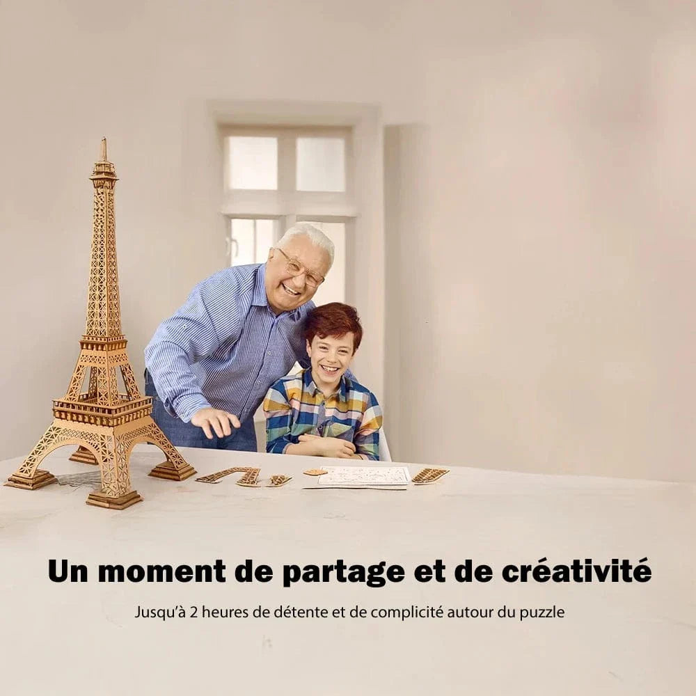mon puzzle 3d  Puzzle 3D bois Tour Eiffel Classique