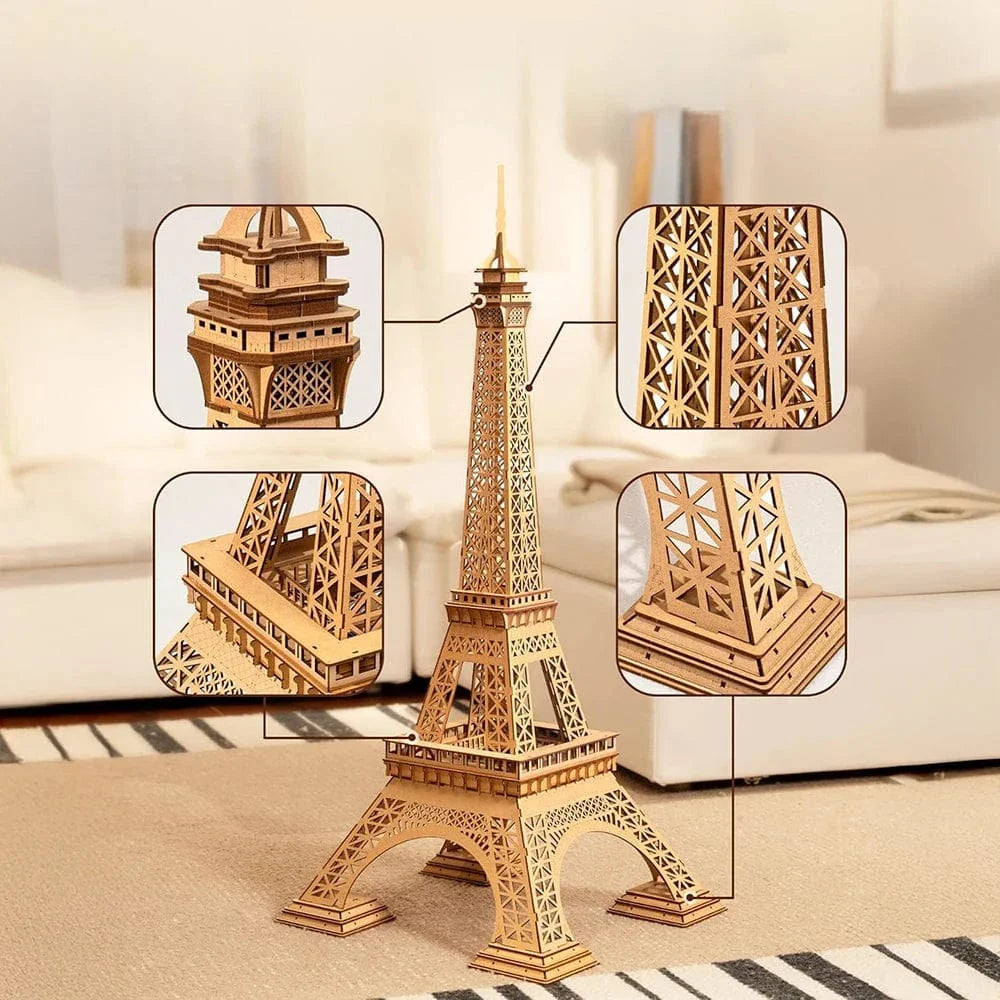 mon puzzle 3d  Puzzle 3D bois Tour Eiffel Classique