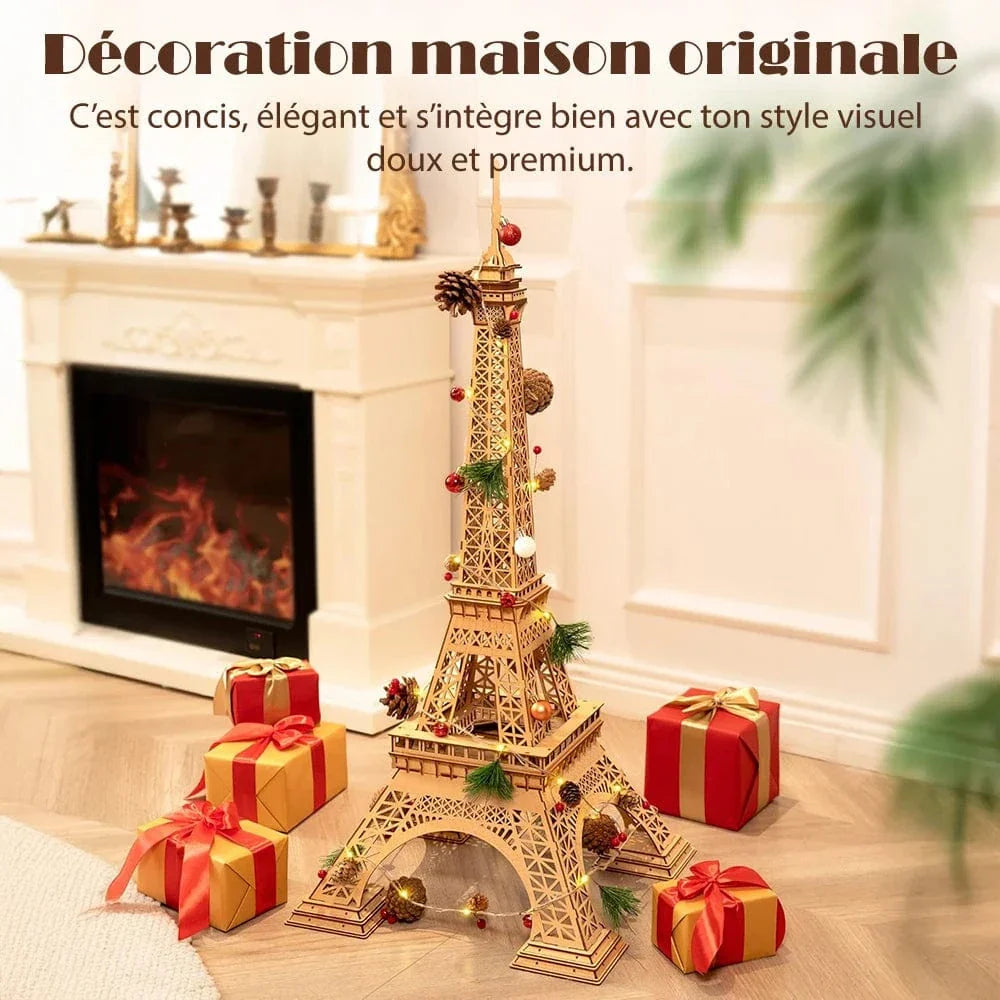 mon puzzle 3d  Puzzle 3D bois Tour Eiffel Classique