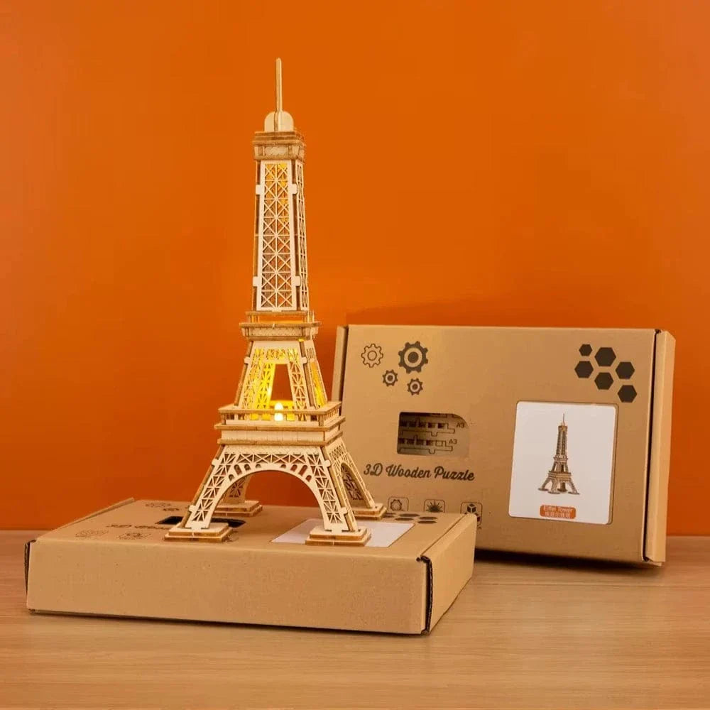 mon puzzle 3d  Puzzle 3D Bois Tour Eiffel – Maquette 28 cm