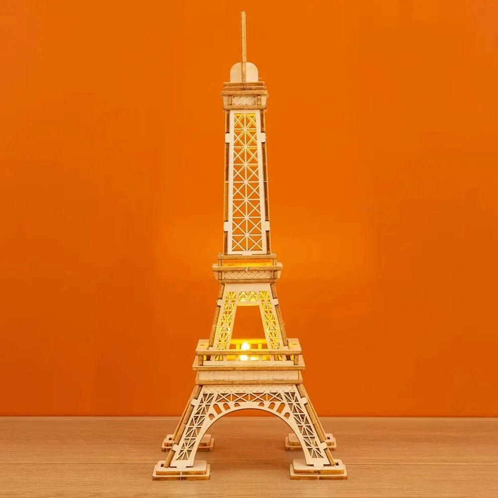 mon puzzle 3d  Puzzle 3D Bois Tour Eiffel – Maquette 28 cm