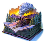 mon puzzle 3d  Puzzle 3D Bois Train à Vapeur Animaux