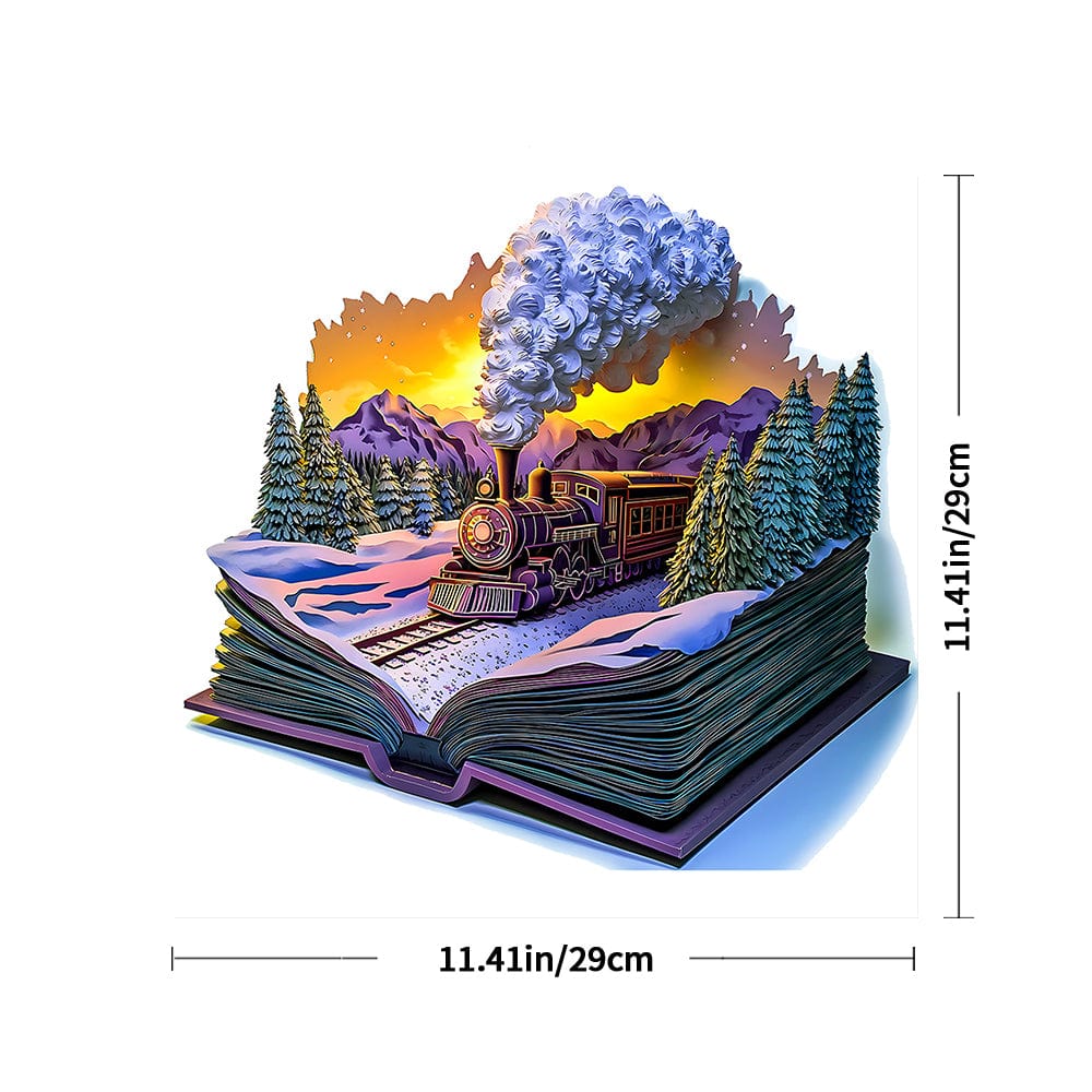 mon puzzle 3d  Puzzle 3D Bois Train à Vapeur Animaux