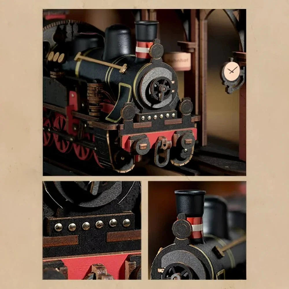 mon puzzle 3d  Puzzle 3D bois Train express