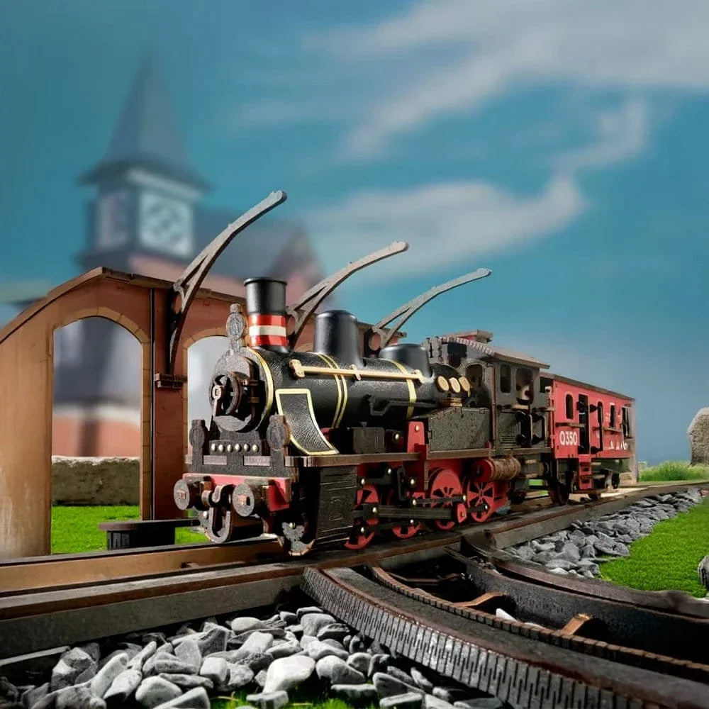 mon puzzle 3d  Puzzle 3D bois Train express