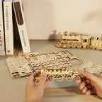 mon puzzle 3d  Puzzle 3D bois train - Locomotive à vapeur