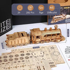 mon puzzle 3d  Puzzle 3D bois train - Locomotive à vapeur
