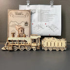 mon puzzle 3d  Puzzle 3D bois train - Locomotive à vapeur