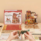 mon puzzle 3d  Puzzle 3d bois - Usine de Noël