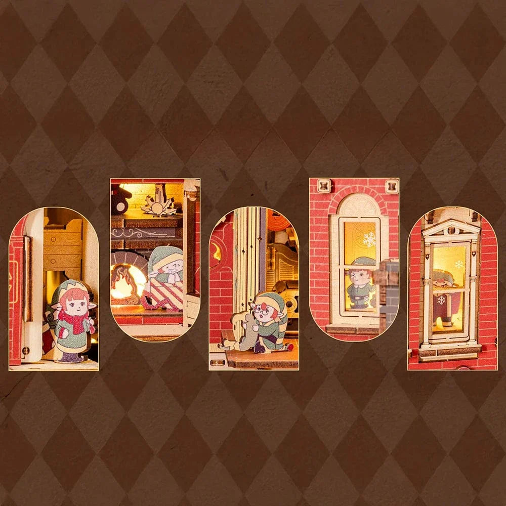 mon puzzle 3d  Puzzle 3d bois - Usine de Noël