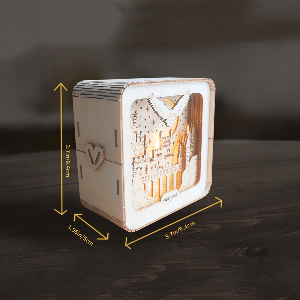 mon puzzle 3d  Puzzle 3D Bois Veilleuse Décorative