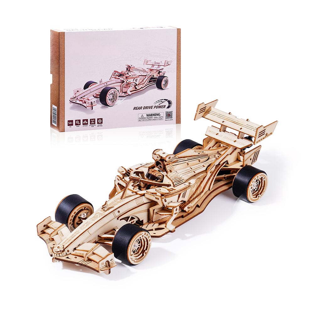 mon puzzle 3d  Puzzle 3D Bois Voiture de Course Mécanique