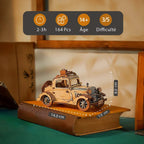 mon puzzle 3d  Puzzle 3D bois Voiture vintage