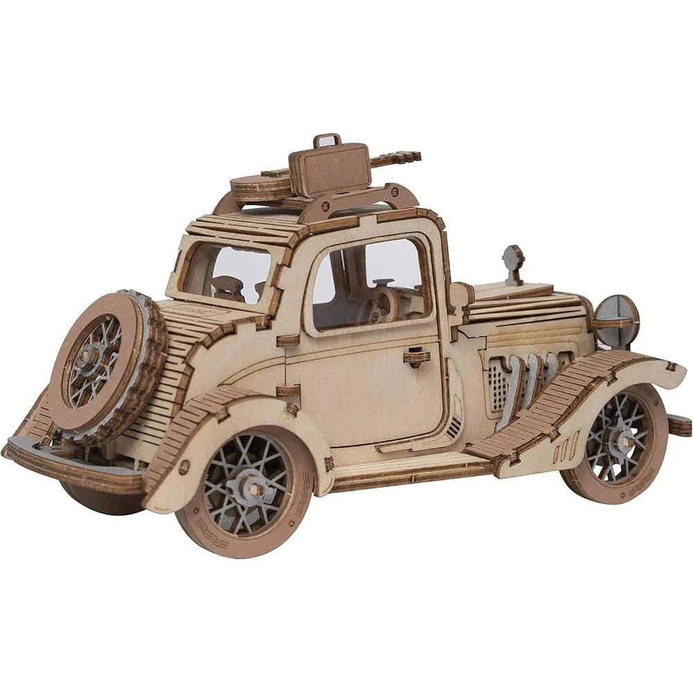 mon puzzle 3d  Puzzle 3D bois Voiture vintage