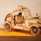 mon puzzle 3d  Puzzle 3D bois Voiture vintage