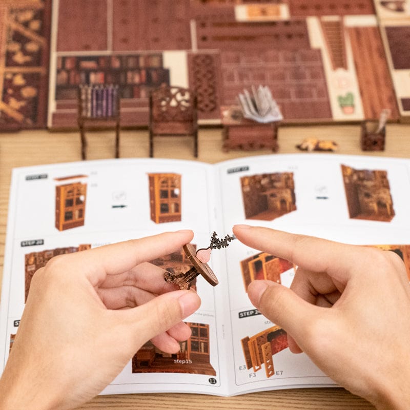 mon puzzle 3d  Puzzle 3D Book Nook Mémoire de Voilier