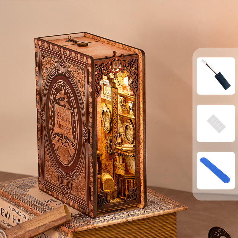 mon puzzle 3d  Puzzle 3D Book Nook Mémoire de Voilier