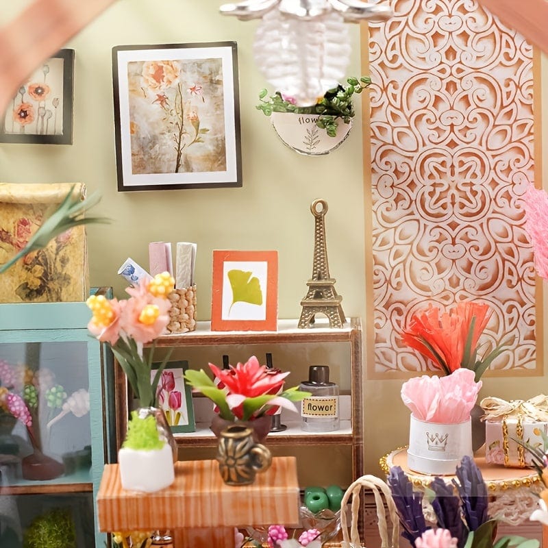 mon puzzle 3d  Puzzle 3D Book Nook Rue Miniature