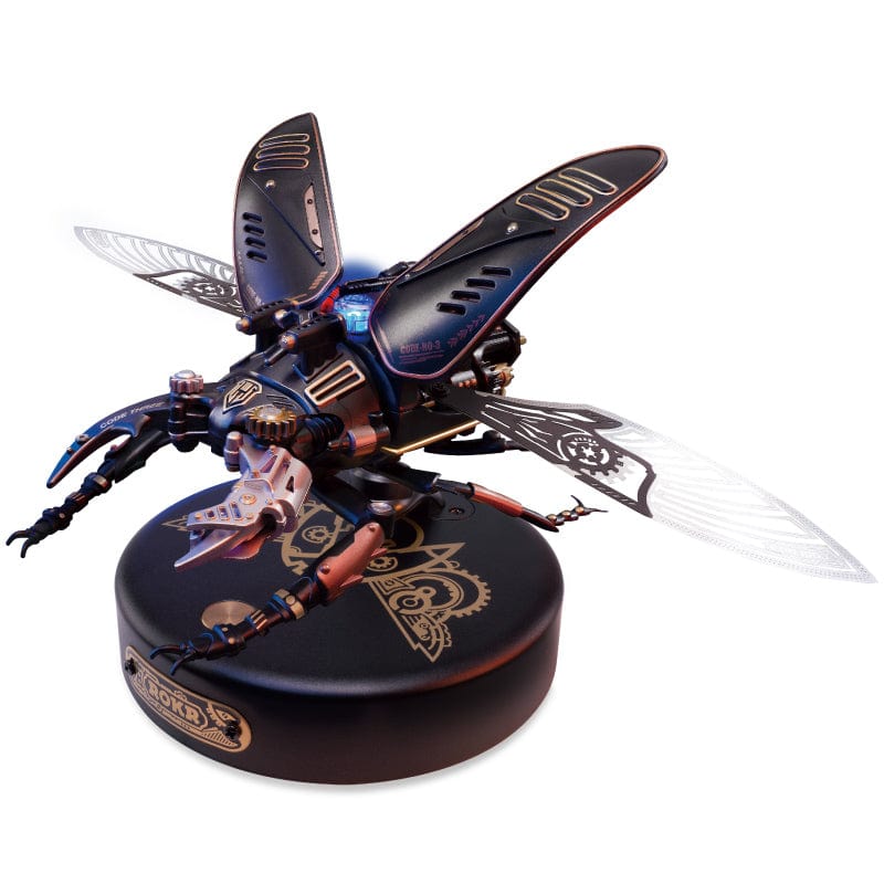 mon puzzle 3d  Papillon Morpho Puzzle 3D Insecte Mécanique Steampunk - 4 Créatures Articulées