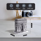 mon puzzle 3d  Puzzle 3D Métal Arc de Triomphe - Maquette Monument de Paris