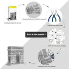 mon puzzle 3d  Puzzle 3D Métal Arc de Triomphe - Maquette Monument de Paris